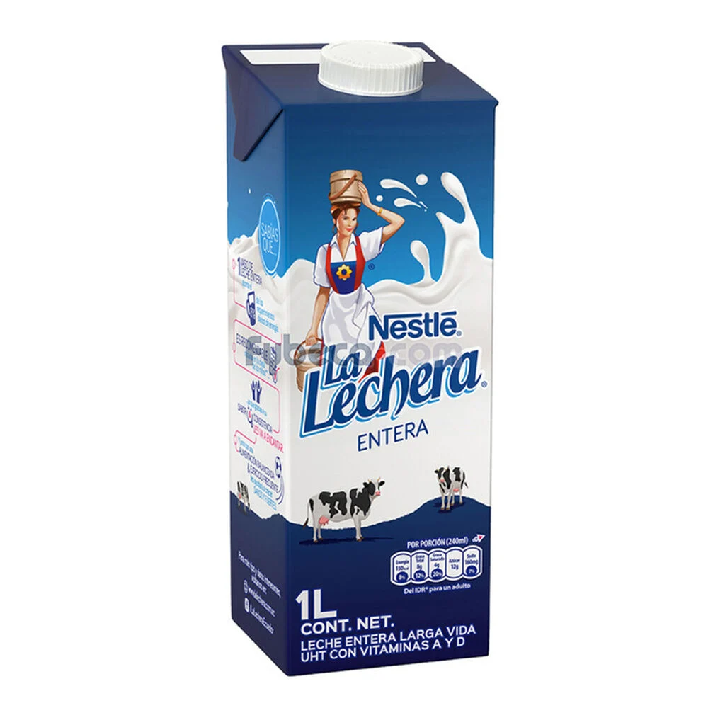 Leche Entera Pasteurizada 1L